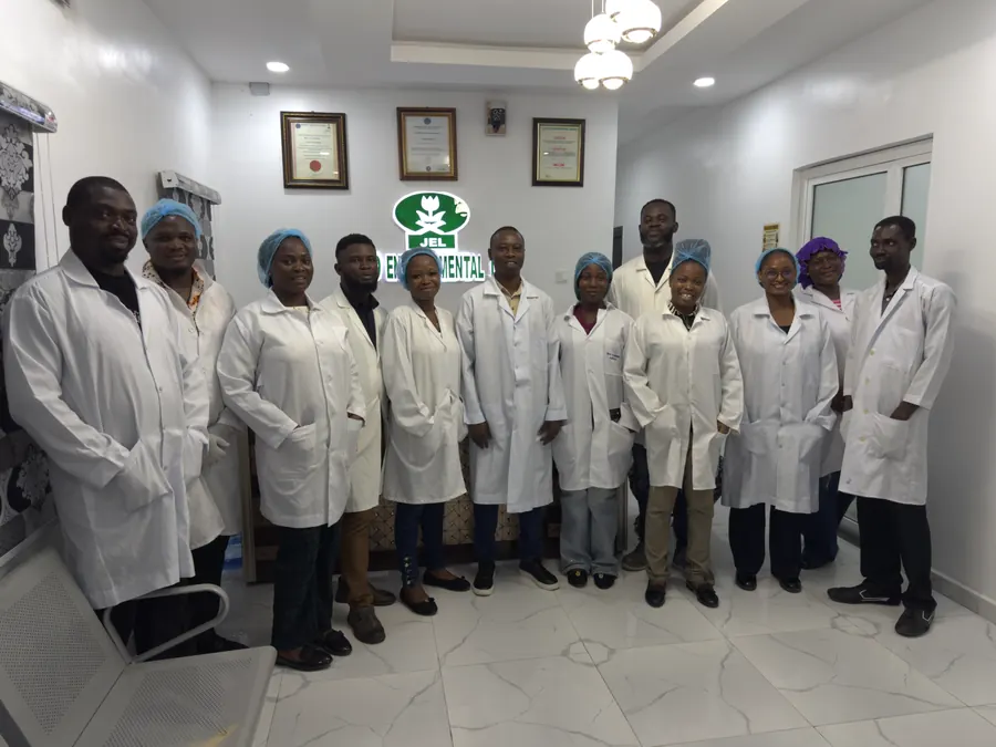 Team at New Facility — Jacio Environmental Limited